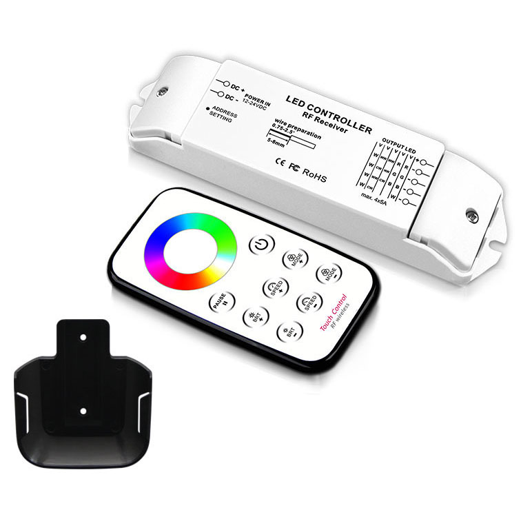 DC12V-DC24V Constant Voltage RGB Controller T3+R4